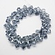 Crystal Glass Cube Beads Strands GLAA-F013-A01-2