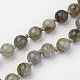 Labradorite de abalorios y collares de piedras preciosas de abalorios NJEW-P148-02-5