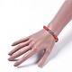 Polymer Clay Heishi Beads Beads Stretch Bracelets BJEW-JB04447-02-4