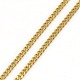 Collares de cadena trenzados de acero inoxidable unisex 201 de moda X-NJEW-L043-44G-2