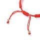 Bracelets ajustables en perles tressées en nylon BJEW-JB09057-2