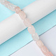 Chapelets de perles en quartz rose naturel G-F743-02C-2