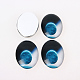 Cabochons ovales en verre imprimé  X-GGLA-N003-8x10-D20-2
