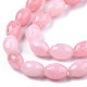 Chapelets de perles de jade blanche naturelle G-T131-61C-3