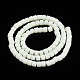 Chapelets de perles en verre opaques solides X-GLAA-N047-09-F01-2