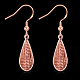 Brass Dangle Earrings EJEW-BB37471-RG-2
