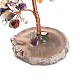 Natural Gemstone Chips & Agate Pedestal Display Decorations DJEW-A001-04G-4