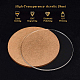 Benecreat 10 шт. прозрачный акриловый круглый диск толщиной 3 мм 100 мм внутренний диаметр литой лист для ремесленных проектов OACR-BC0001-03A-4