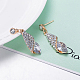 Simple Design Dangle Earrings EJEW-BB18378-01-7