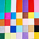 Benecreat 40pcs 12 x 12 pulgadas (30 cm x 30 cm) hoja de tela de fieltro suave paquete de fieltro de colores surtidos cuadrados de costura para manualidades diy patchwork no tejido DIY-BC0003-02-5