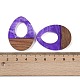 Подвески из смолы и дерева WOOD-F015-17A-3