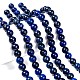 Natural Lapis Lazuli Beads Strands X-G-G087-8mm-4