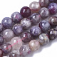 Hebras de perlas de turmalina roja púrpura natural G-N327-02A-01-1