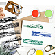 Timbri trasparenti in plastica pvc personalizzati DIY-WH0618-0064-7