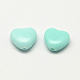 Opaque Acrylic Heart Beads SACR-Q100-M039-2