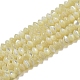 Natural Trochus Shell Rondelle Beads Strands SSHEL-H072-01A-1