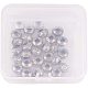 Nbeads 30 pièces perles européennes en alliage perles à grand trou perles d'espacement en métal pour bracelet à breloques européen MPDL-NB0001-05AS-6