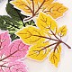 Autumn Maple Leaf Computerized Embroidery Cloth Iron on/Sew on Patches WG62709-01-2