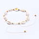 Colliers de perles tressées en fil de nylon ajustables NJEW-JN02794-M-5
