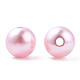 Perline di perle imitazione plastica abs verniciate a spruzzo OACR-T015-05C-17-1