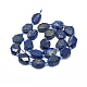 Abalorios de lapislázuli naturales hebras G-O179-F01-2