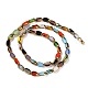 Electroplate Glass Beads Strands GLAA-K061-02-2