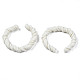 Offener Ring aus Fimo-Twist-Seil CLAY-N010-031-01-4