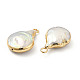 Pendenti di perle keshi naturali barocche PEAR-P004-37KCG-4