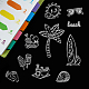 塩ビプラスチックスタンプ  DIYスクラップブッキング用  装飾的なフォトアルバム  カード作り  スタンプシート  休日の模様  16x11x0.3cm DIY-WH0167-56-74-4