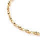Set di gioielli con bracciale e collana e cavigliere con catena a maglie in ottone SJEW-JS01167-7