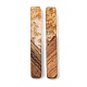 Grandes colgantes de resina y madera de nogal RESI-TAG0001-02-3