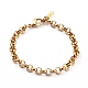 Women's 304 Stainless Steel Rolo Chain Bracelets BJEW-JB05995-01-1