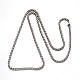 304 из нержавеющей стали коробки цепи ожерелья NJEW-H421-1-1