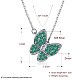 925 подвесные стерлингового серебра ожерелья NJEW-BB30055-A-6