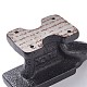 （在庫一掃セール：サビ）ホーンアンビル鋳鉄ブロック  ジュエリー作りベンチツール  ミニ成形金属加工  ブラック  63.5x131x47.5x4mm TOOL-XCP0001-50-3