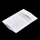 再封可能なクラフト紙袋  再封可能なバッグ  小さなクラフト紙ドイパック  窓付き  ホワイト  26.2x18.2cm OPP-S004-01D-02-5