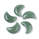 Форма луны натуральный зеленый авантюрин лечебный кристалл карманные пальмовые камни G-T132-001C-1