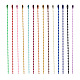 Yilisi 95 pièces 19 couleurs chaînes à billes de fer avec connecteurs CH-YS0001-01-1