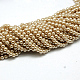 Eco-Friendly Dyed Glass Pearl Round Beads Strands HY-A002-10mm-RB019-1
