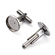 304 Stainless Steel Cuff Buttons STAS-Z015-33H-2
