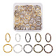 Craftdady 250Pcs 5 Colors Alloy Linking Rings FIND-CD0001-11-2