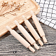 Nudelholz aus Holz AJEW-WH0261-11-5