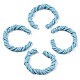 Anello aperto con corda intrecciata in argilla polimerica CLAY-N010-031-05-1