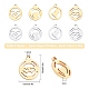 SUNNYCLUE 16Pcs 4 Styles 304 Stainless Steel Charms STAS-SC0002-65-2