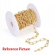 Brass Textured Cable Chains CHC-K010-02G-4
