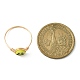 笑顔のアクリル指輪  女性のための銅線巻きジュエリー  ミックスカラー  usサイズ8 1/2(18.5mm) RJEW-TA00068-3
