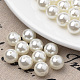 Brins de perles d'imitation en plastique écologique MACR-S285-5mm-05-1