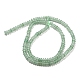 Natürlichen grünen Aventurin Perlen Stränge G-K343-C02-02-3