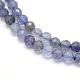 Chapelets de perles en cordiérite naturelle/Iolite/Dichroite G-E411-39-2mm-3