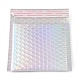 ポリエチレン＆アルミラミネートフィルム包装袋  バブルメーラー  パッド入り封筒  長方形  カラフル  17~18x15x0.6cm OPC-K002-03B-2